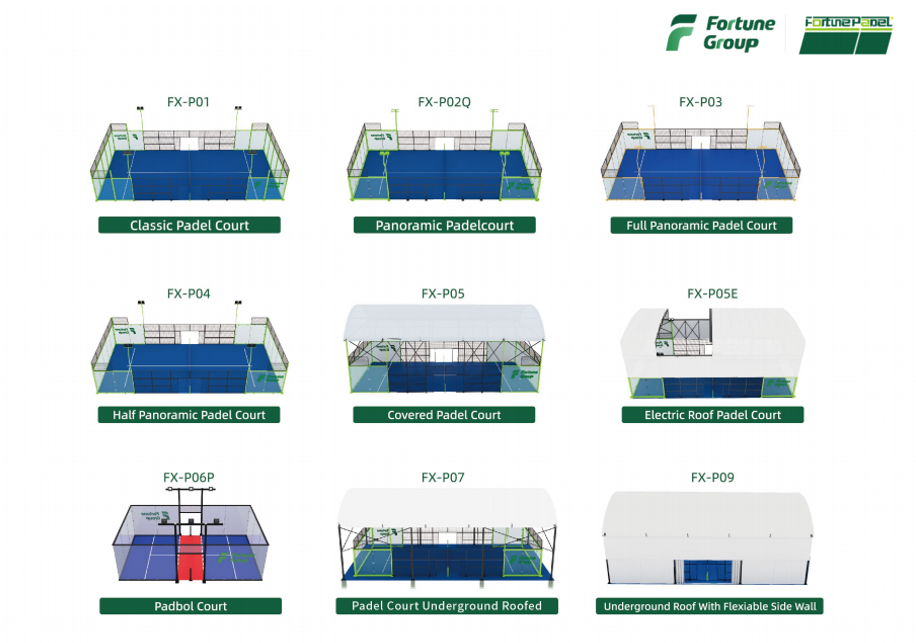 the size of a singles padel court