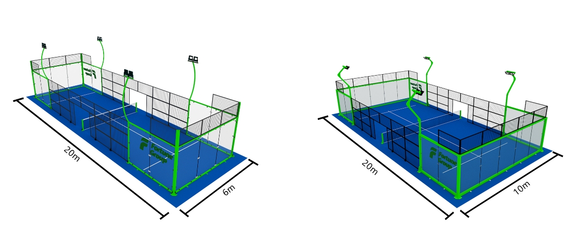 the Difference Between a Single and Double Padel Court