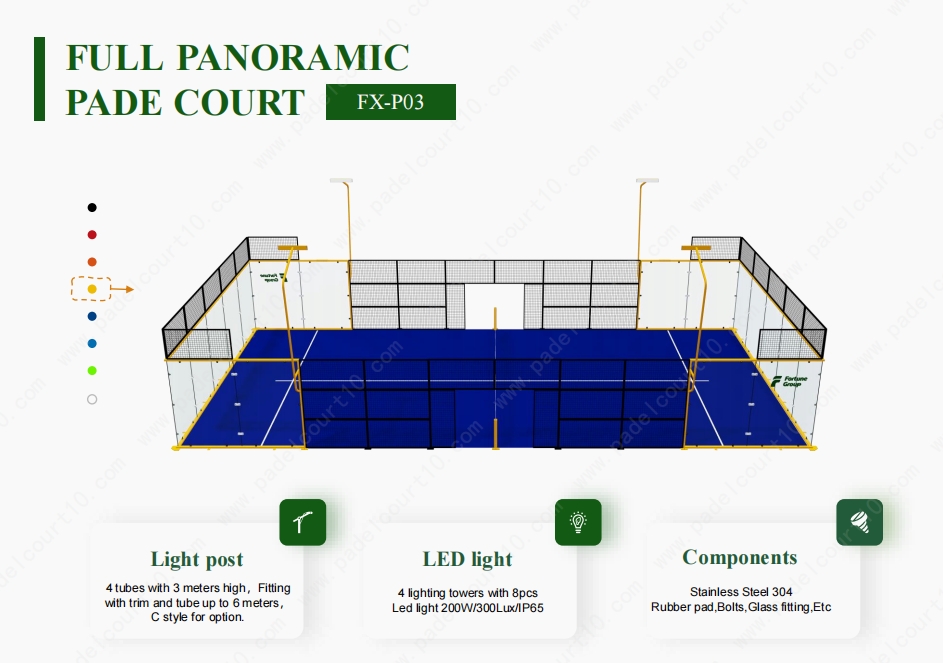 How Does a Club Choose Between a Half Panoramic and 360° Full Panoramic Padel Court?cid=19