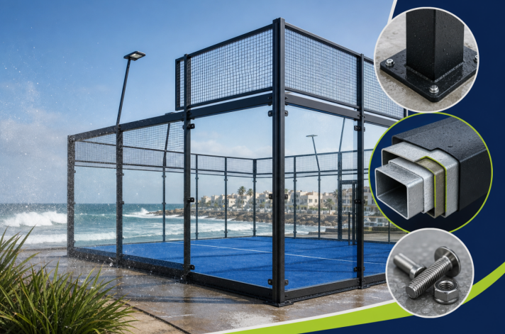 Salt Corrosion Risks in Padel Court Structures