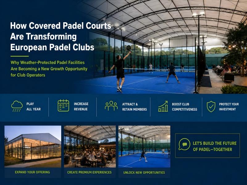 How Covered Padel Courts Are Transforming European Padel Clubs
