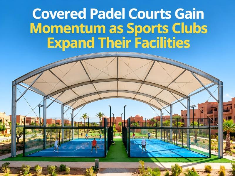 Covered Padel Courts Gain Momentum as Sports Clubs Expand Their Facilities