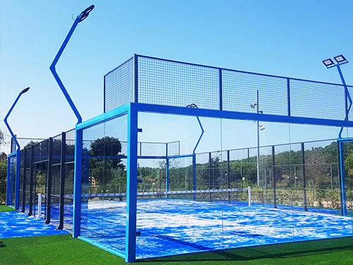 Panoramic Padel Court FX-P02Q  on an Apartment Rooftop in Ireland