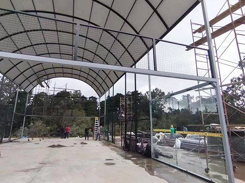 P02Q Panoramic Padel Court In Saudi Arabia