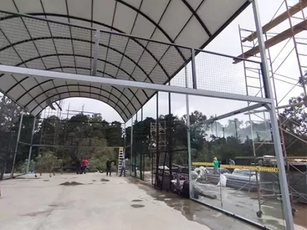 P02Q Panoramic Padel Court In Saudi Arabia