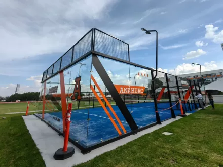 P03 360° Panoramic Padel Court Installed at a Renowned University in Mexico