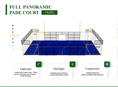 How Does a Club Choose a 360° Panoramic Padel Court?