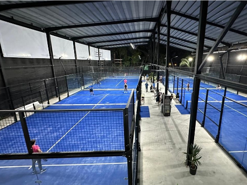 Customer Case Study | Padel Club Project in Panama with 4 half-Panoramic Courts (P02Q)