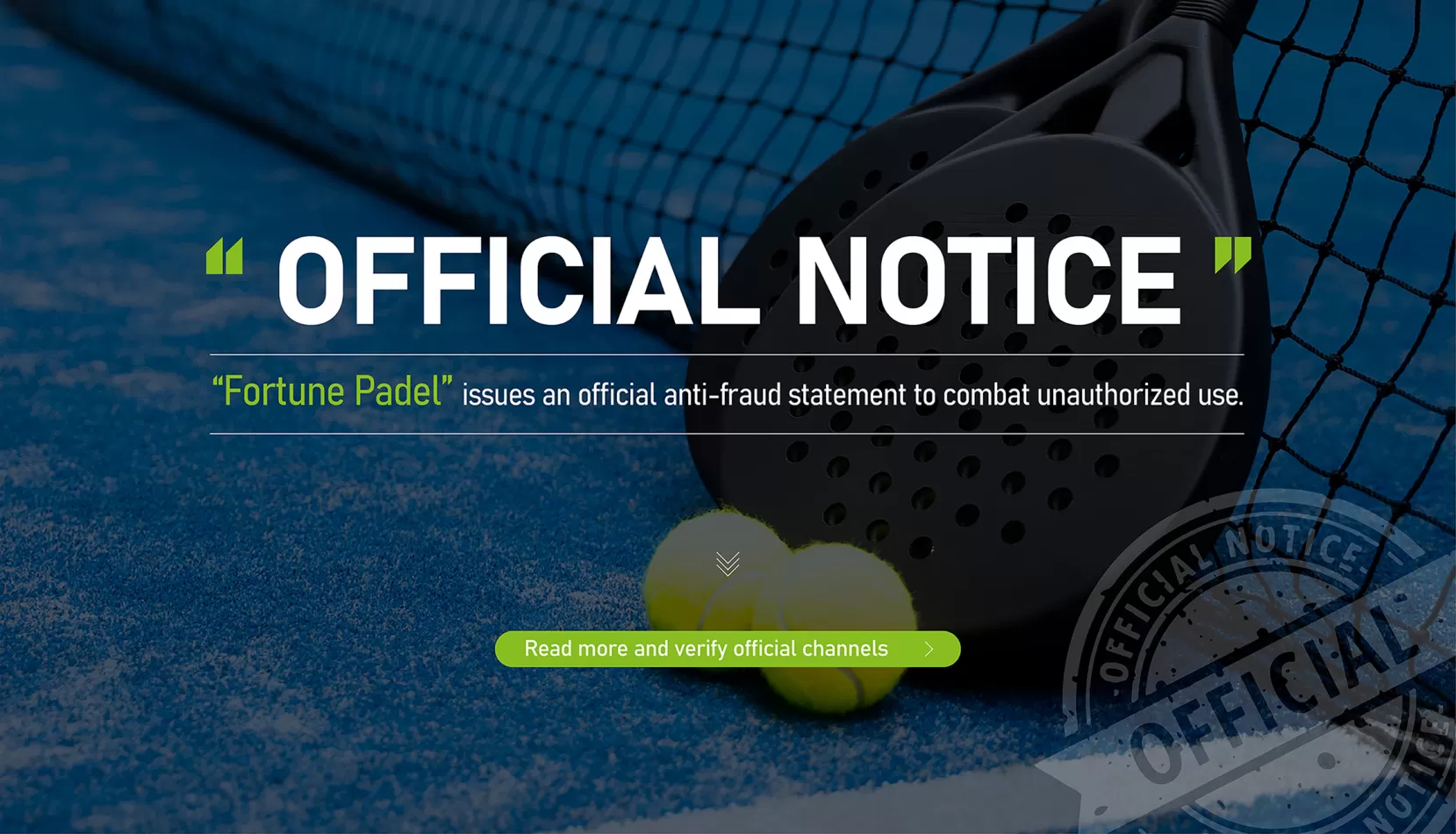 official notice