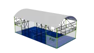 Covered Padel Court | Canopy Padel Court