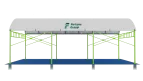 Official standard padel court roof height