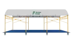 Official standard padel court roof height