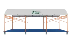 Official standard padel court roof height