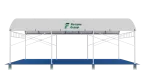 Official standard padel court roof height