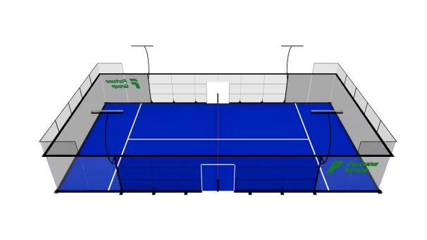 Ultra panoramic Padel Court | 360° Full Glass Design – Fortune Padel