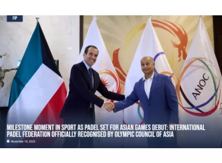 Padel Enters the Asian Games! Fortune Sport Anchors New Opportunities in Asia with Global-Standard Quality