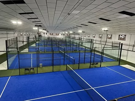 Master Padel Indoor Spain Installs 6 P04 Panoramic Padel Courts