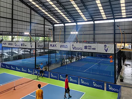 Vibora Padel Club Indonesia | 9 Panoramic Padel Courts Installed