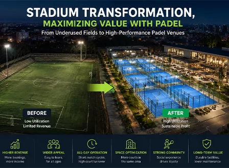 Padel Stadium Investment Boom: Why Soccer Venues Are Turning Into Padel Clubs